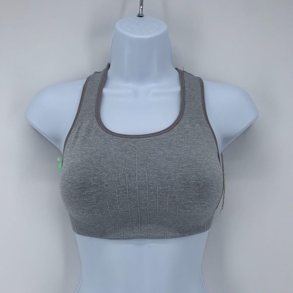 C9 Champion NWT Grey Medium Support Seamless Racerback Bra Size Extra Small - Picture 1 of 9